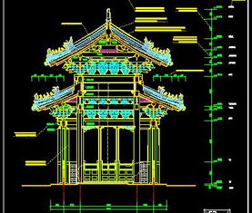 孔廟碑亭古建筑施工圖紙免費(fèi)下載 園林古建與綠化工程的融合